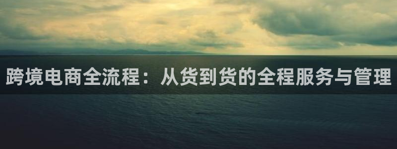 k豆钱包最新下载：跨境电商全流程：从货到货的全程服务与管